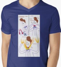 Three Bowties Men's V-Neck T-Shirt