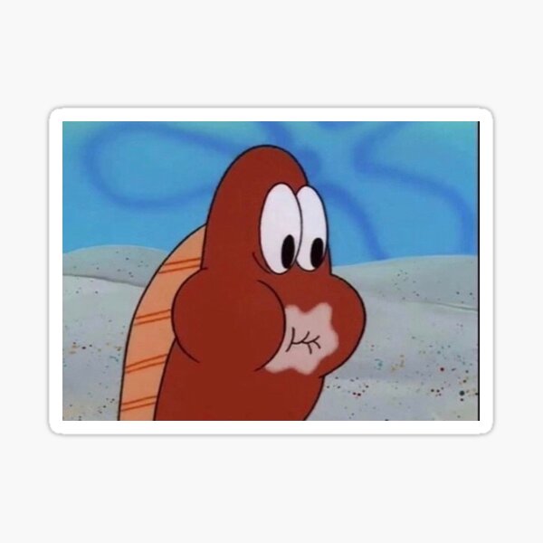 "spongebob marshmallow guy" Sticker for Sale by JackyCyriac Redbubble