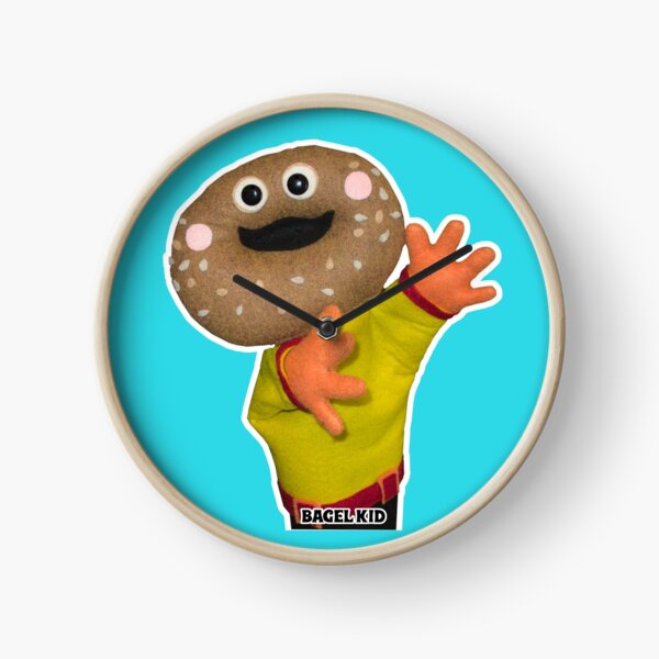 Wump Mucket Puppets Bagel Kid merchandise Clock
