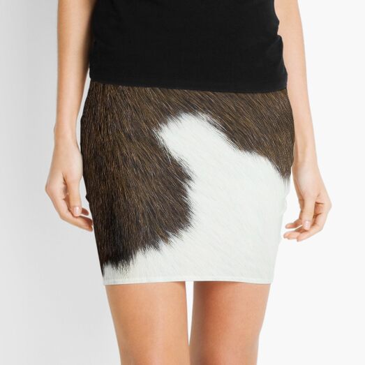 cow hide skirt