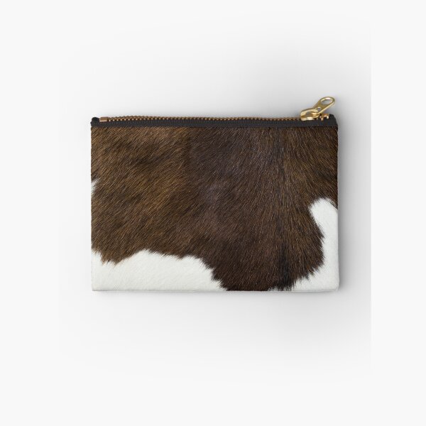 Item preview, White and Brown Cowhide Leather designed and sold by KarolinaPaz.