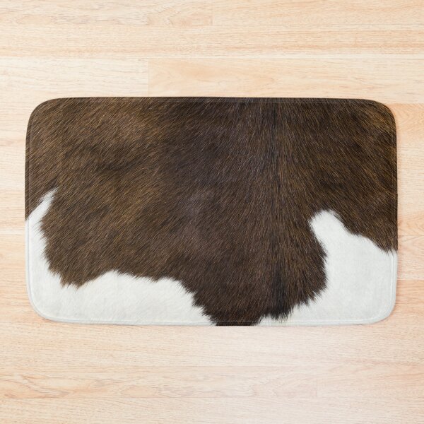 Item preview, White and Brown Cowhide Leather designed and sold by KarolinaPaz.