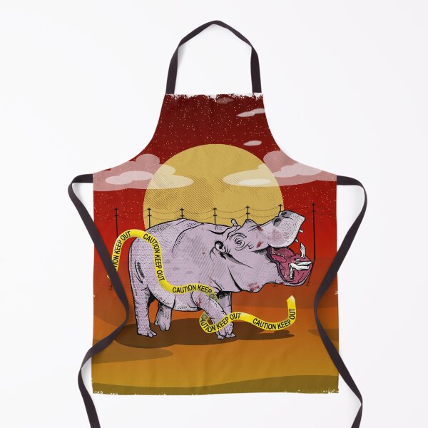 Aperçu de l'œuvre Hippo sauvage créée et vendue par piedaydesigns.