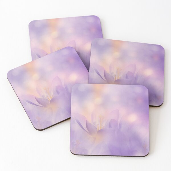Item preview, Abstract Floral background with Crocus Spring Flowers designed and sold by svetlanna.