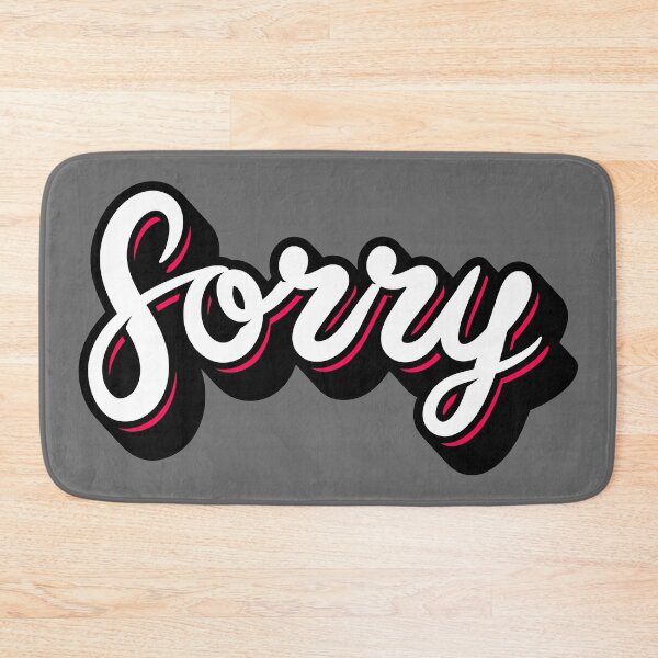 Item preview, SORRY (Thick Stroke) designed and sold by Sorrrry.