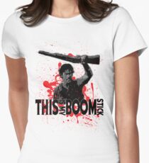 Army of Darkness, Ash, This is my Boomstick Women's Fitted T-Shirt