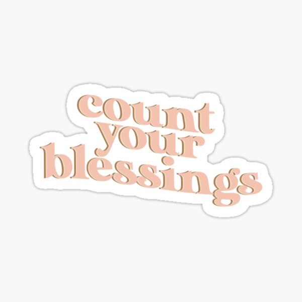 Soft Spoken 3-D Stickers GRATITUDE Count Your Blessings Soft Spoken 3-D Stickers GRATITUDE Count Your Blessings