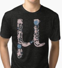 The Letter Mu Tri-blend T-Shirt