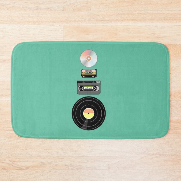 Item preview, Retro Vinyl and Cassette Tape Pattern designed and sold by piedaydesigns.