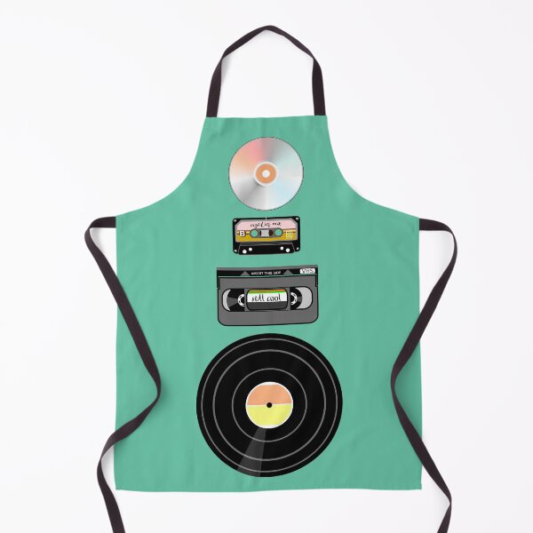 Item preview, Retro Vinyl and Cassette Tape Pattern designed and sold by piedaydesigns.