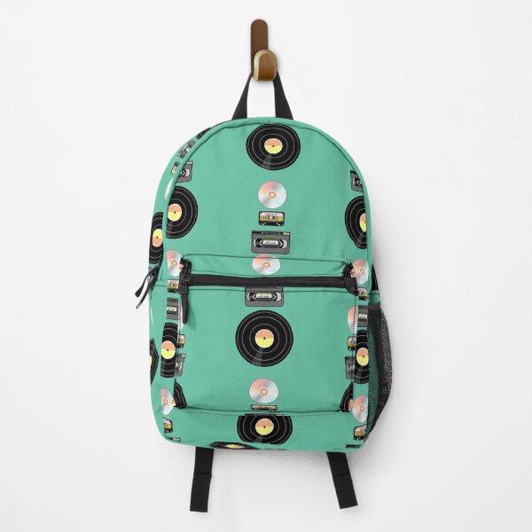 Item preview, Retro Vinyl and Cassette Tape Pattern designed and sold by piedaydesigns.
