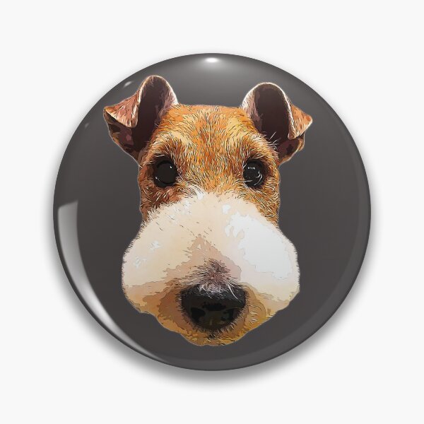 Item preview, Wire Fox Terrier Cute Puppy Dog Face designed and sold by ElegantCat.