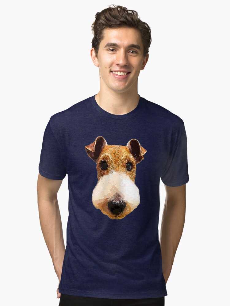 wire fox terrier face