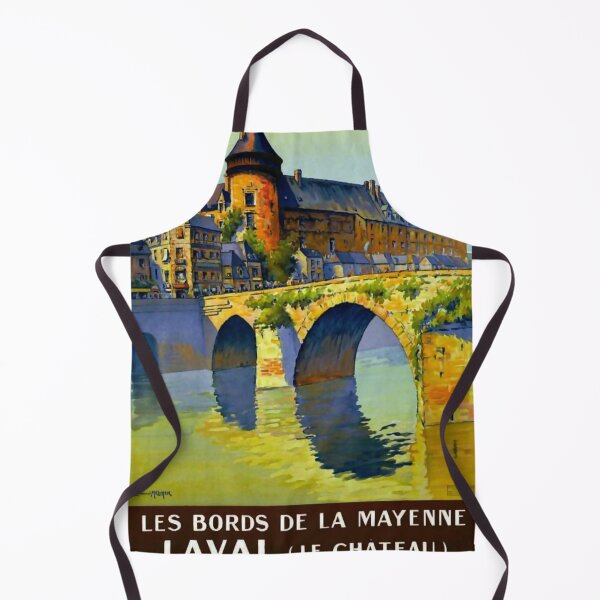 Item preview, Laval vintage travel poster designed and sold by stickart-marek.