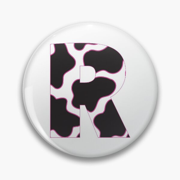 Item preview, cow print letter r designed and sold by keeganemma.