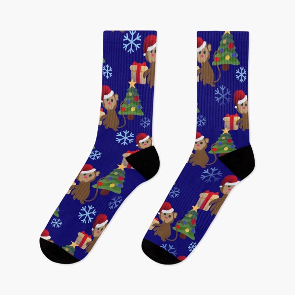 Item preview, christmas santa monkey emoji designed and sold by Gossip Rag.
