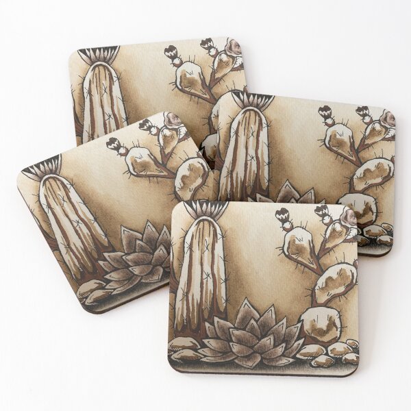 Item preview, Sepia Cacti designed and sold by invokeartsense.