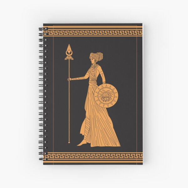 greek mythology athena goddess Spiral Notebook