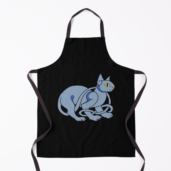 Item preview, Medieval Art Celtic Knot Blue Cat designed and sold by Cat Lady Designs.