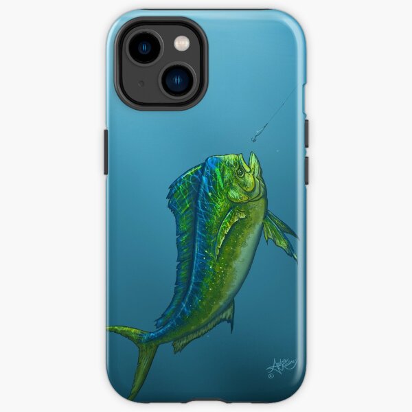 "El Dorado" by Amber Marine ~ mahi mahi / dolphin fish art, © 2015 iPhone Tough Case
