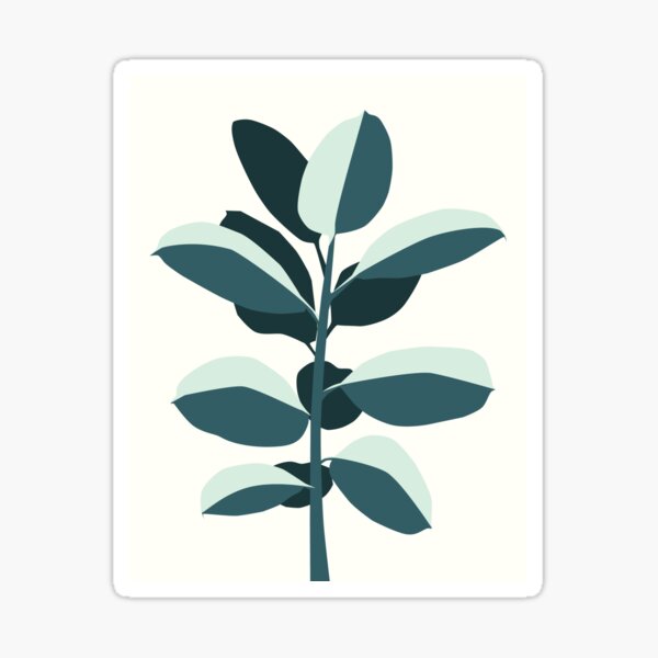 Rubber Tree Sticker