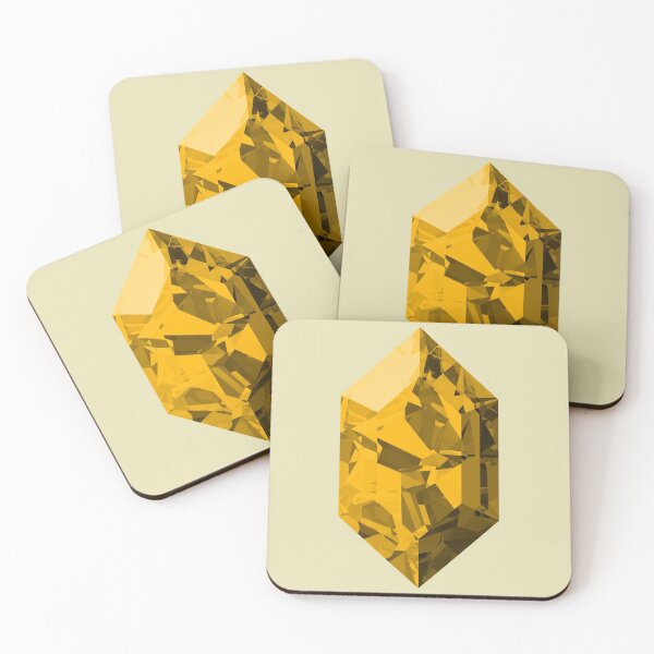 Item preview, Gold Rupee Shattered Crystal designed and sold by gemdesignco.