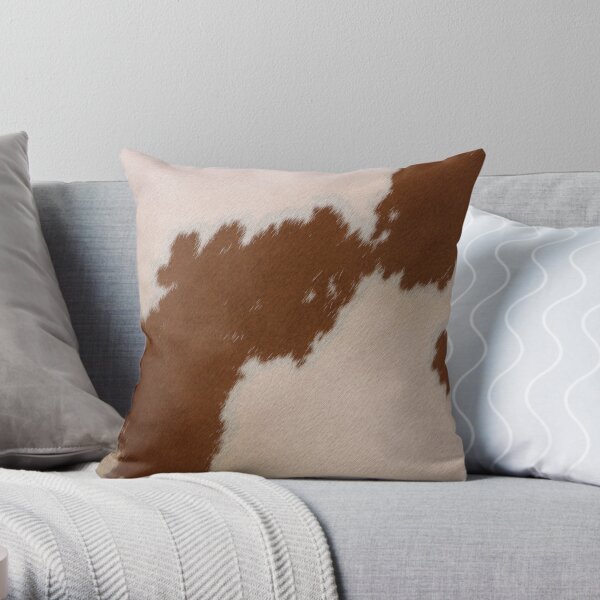 Small cowhide online throw