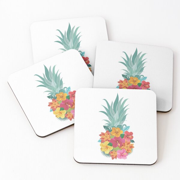 Item preview, Aloha Pineapple Flowers Graphic | Hawaiian Tourist designed and sold by Maria Garcia.