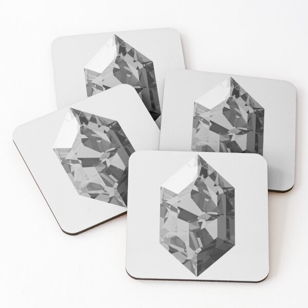 Item preview, Silver Rupee Shattered Crystal designed and sold by gemdesignco.