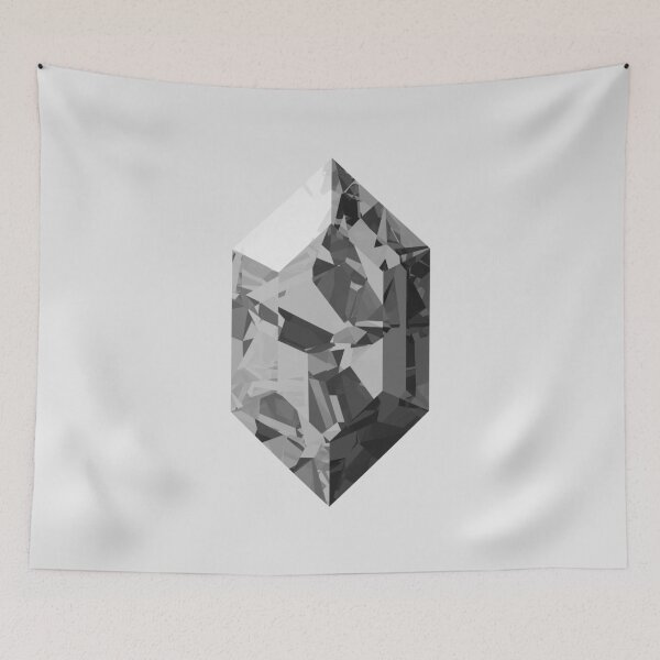 Item preview, Silver Rupee Shattered Crystal designed and sold by gemdesignco.