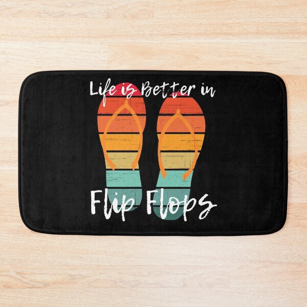 Item preview, Life is Better in Flip Flops - Summer Beach Sunset designed and sold by TeesForNerds.