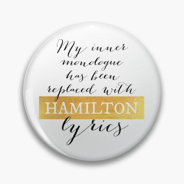 Item preview, My Inner Monologue is Hamilton Lyrics designed and sold by IwancioDesign.