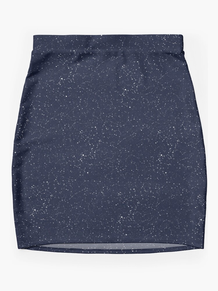 Disover Starry Night Constellations Mini Skirt