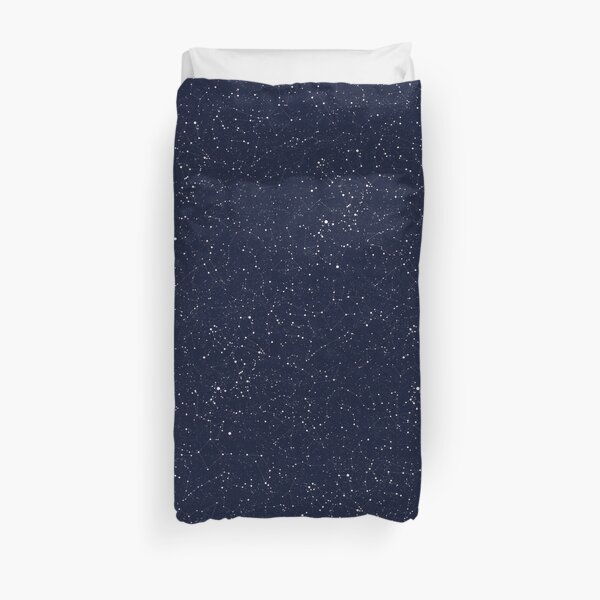 Starry Night Constellations Duvet Cover