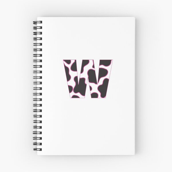 Item preview, cow print letter w designed and sold by keeganemma.