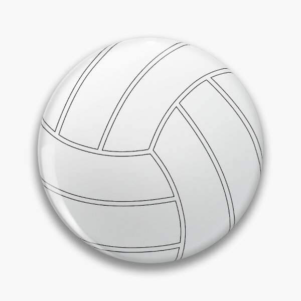 Item preview, Volleyball Player or Coach White Volleyball Seams designed and sold by SportsStars.