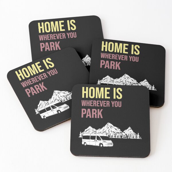 Item preview, Vanning Quote Home Is Wherever You Park Van Travel designed and sold by MasterKlaw.