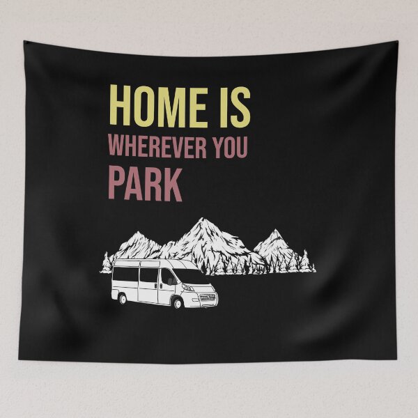 Item preview, Vanning Quote Home Is Wherever You Park Van Travel designed and sold by MasterKlaw.