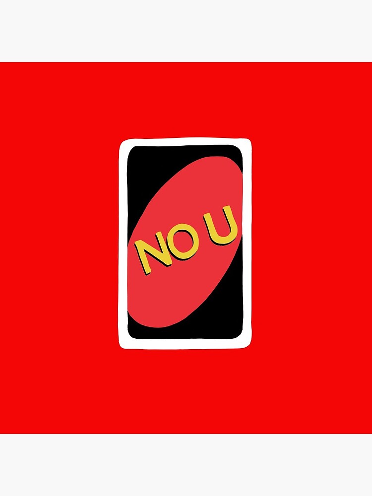 No U Uno Card Pin for Sale by Mumize