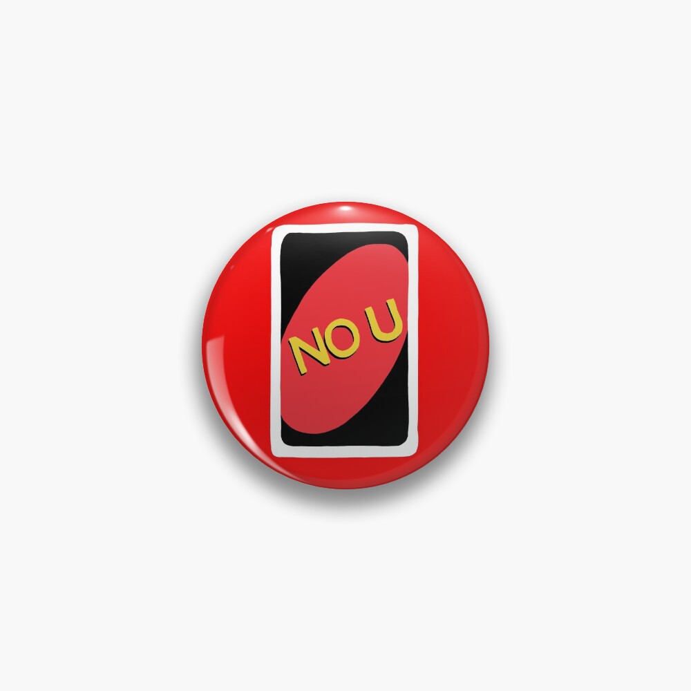 No U Uno Card Pin for Sale by Mumize