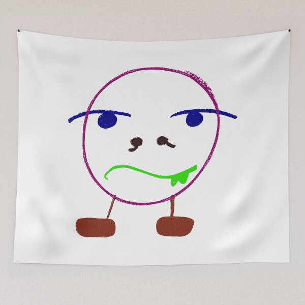 Item preview, IRENE MONSTER DRAWING designed and sold by velvetmoonlab.