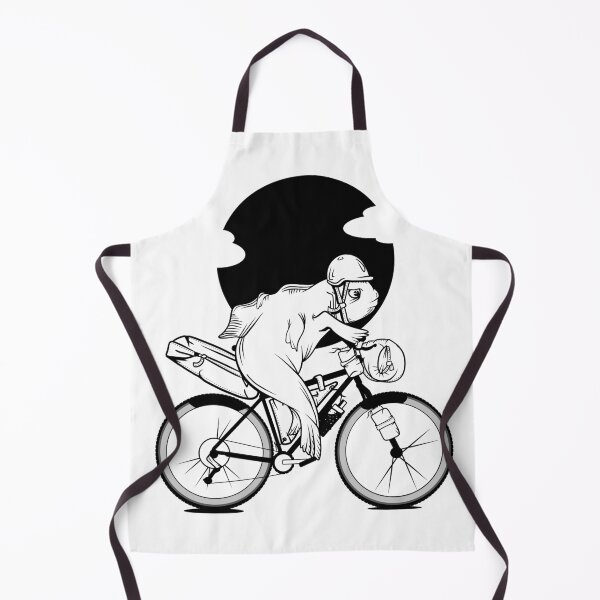 Item preview, Fish riding a bikepacking bike designed and sold by piedaydesigns.