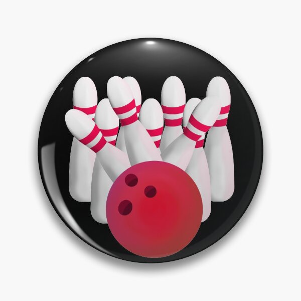 Item preview, Red Bowling Ball Strike designed and sold by piedaydesigns.