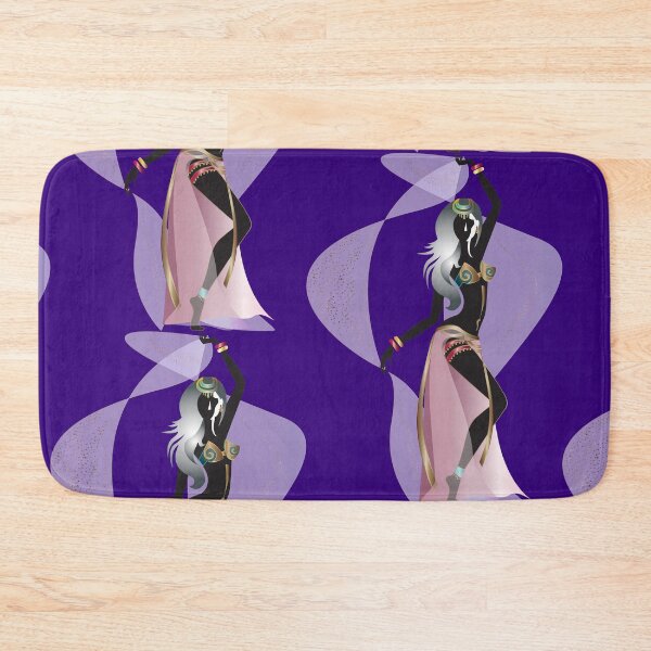 Item preview, Belly dance colorful silhouette movement-three designed and sold by Nobiya.