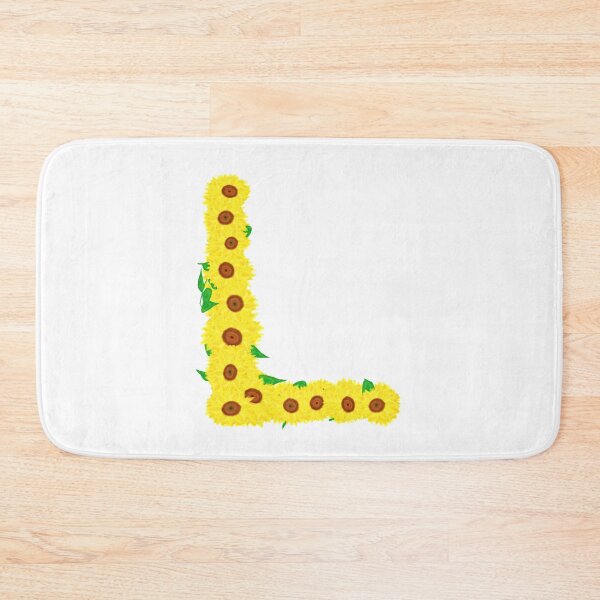 Item preview, Sunflowers Initial Letter L (White Background) designed and sold by ArtByLM.