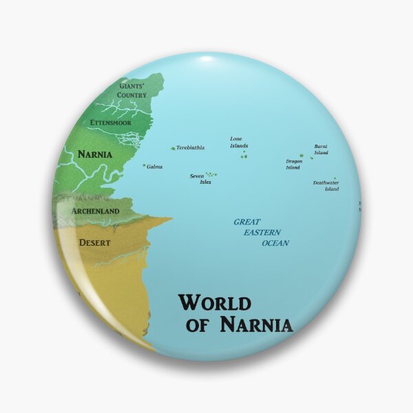 Item preview, Narnia Map (Basic Wide View) designed and sold by HometownSciFi.