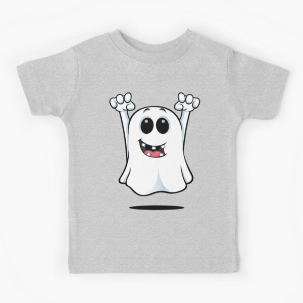 Cartoon Ghost - With Gapped Teeth Kids T-Shirt