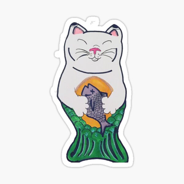 Happy Merkitten Sticker