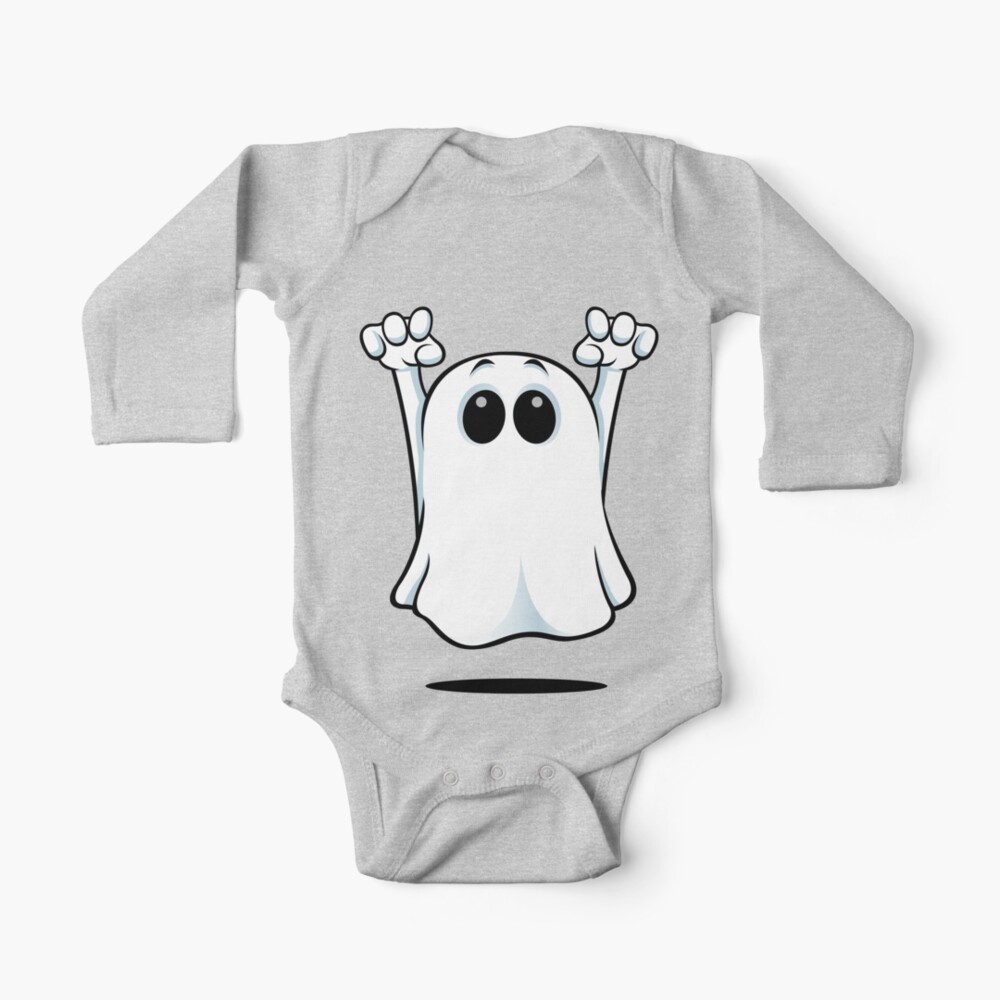 Body Para Bebe Fantasma De Dibujos Animados De Designwolf Redbubble