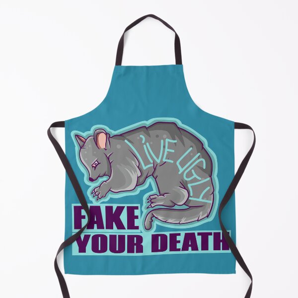 Item preview, Live Ugly possum FAKE YOUR DEATH designed and sold by piedaydesigns.